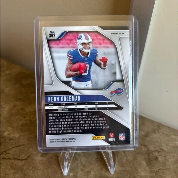 Keon Coleman Rookie Card - Picture 2 of 2